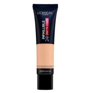Loreal Infaillible 24H Matte Cover Podkład Matujący - 200 Golden Sand 30Ml
