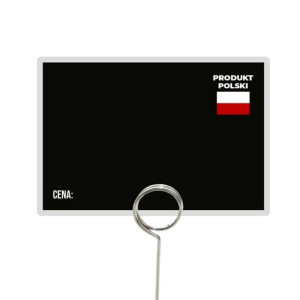 Etykiety cenowe laminowane, cenówki PRODUKT POLSKI 50szt.