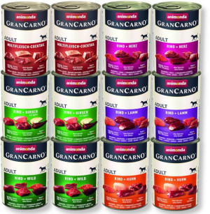 ANIMONDA GranCarno Adult Dog Mix bez zbóż 12x 400g