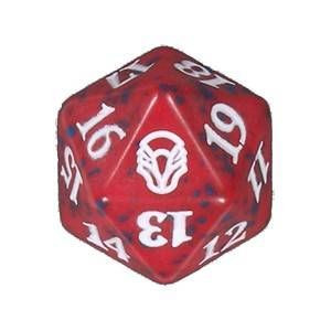 Kostka K20 Dominaria czerwona MtG kość Magic