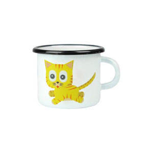 Kubek emaliowany KOTEK KRZYŚ 500 ml
