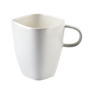 Kubek porcelanowy Happy biały 350 ml