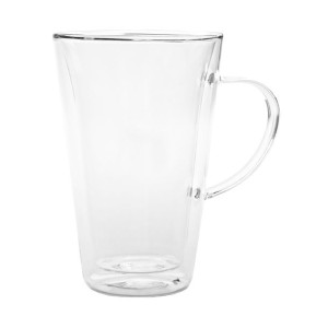 Kubek szklany z podwójną ścianką 450 ml