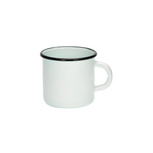 Kubek emaliowany biały 400 ml