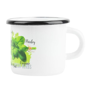 Kubek emaliowany ZIOŁA 400 ml