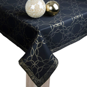 obrus dwustronny plamoodporny MODERN 280x140 złoty