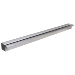 Wodospad z oświetleniem LED do basenu, stal nierdzewna, 110 cm