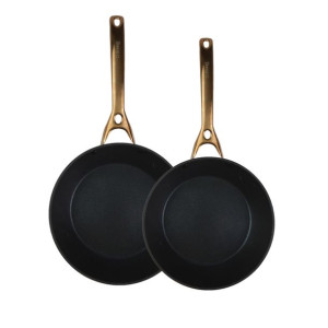 Zestaw 2 patelni głębokich z powłoką non-stick Russet 24/28 cm