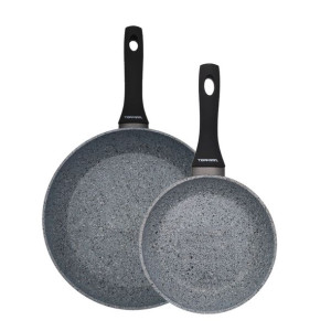 Zestaw 2 patelni granitowych TOPFANN Prestiż 20/28 cm