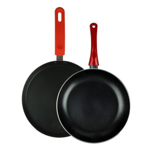 Zestaw patelni Solidne: do naleśników 24cm + patelnia 24cm