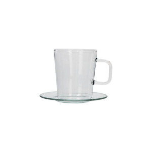 Komplet 4 filiżanek ze spodkiem do espresso 100ml
