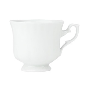 Filiżanka porcelanowa CHODZIEŻ Iwona biała 220 ml
