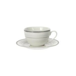 Komplet 2 filiżanek ze spodkiem Treccia 230 ml