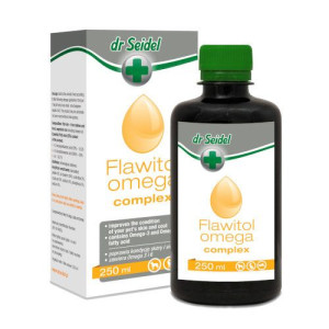Dr Seidel Flawitol Omega Complex Zdrowa Skóra i Piękna Sierść 250ml