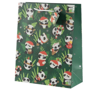Świąteczna torba na prezenty 'Panda' - duża