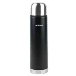 Termos stalowy TOPFANN czarny 750 ml