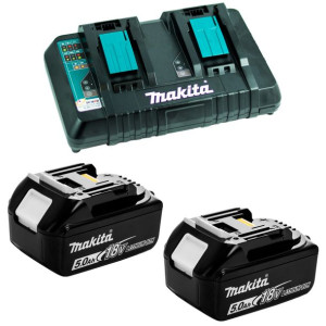 Szybka ładowarka DC18RD + 2x BL1850B 5Ah Makita