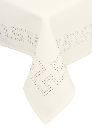 obrus plamoodporny AMETYST 220x140 dżety, ekri