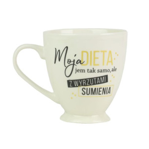 Kubek Glamour "Moja Dieta" 300ml
