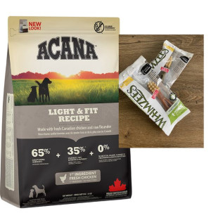ACANA LIGHT&FIT DOG - 2KG+GRATISY-karma sucha dla psa