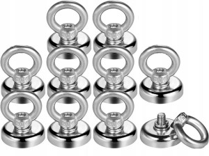 Magnesy Neodymowe 10szt. M5 30mm