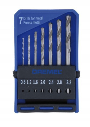 Dremel Zestaw Wierteł 7 Szt. 0,8- 3,2mm 2615062832