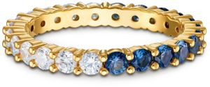 SWAROVSKI - Pierścionek Vittore Half Blue r. 55