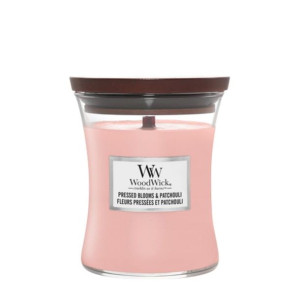 WoodWick średnia Pressed Blooms & Patchouli