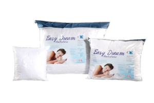 Poduszka antyalergicza 70x80 Easy Dream. Antystres 1,0 kg biała z włóknem w