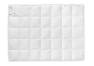 Kołdra puchowa 100% 200x220 Premium całoroczna 1300g biała AMZ