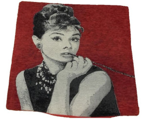 Poszewka dekoracyjna 45x45 Audrey 4 Bordo Eurofirany