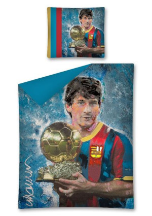 Pościel bawełniana 160x200 Messi 5716 Lionel MS-01 Detexpol