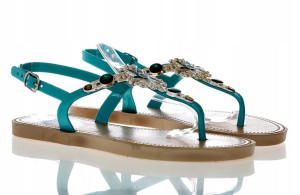 Sandały Japonki Buty Meliski Sandałki 4997 Roz. 39