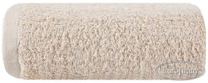Ręcznik Gładki 1 70x140 03 beżowy 400g/m2 frotte Eurofirany