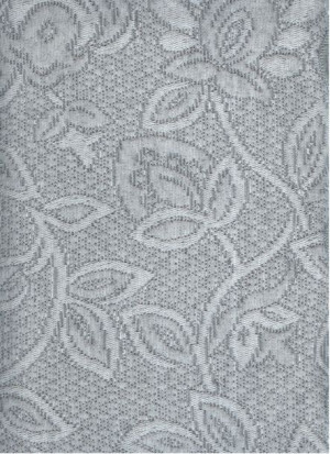 Narzuta 220x260 Greno Flower Stalowa