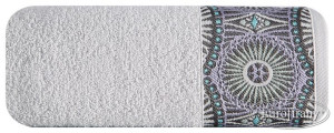 Ręcznik Sanya 50x90 03 stalowy  450 g/m2 frotte Eurofirany