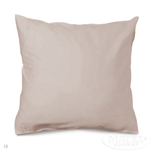 Poszewka satynowa 40x40 Double Face brązowa beżowa 18+16 jednobarwna Matex