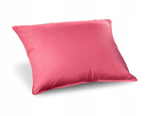 Poduszka mieszanka puchowa 40x40 róż Comfort 250 g naturalny wsad 100% bawe