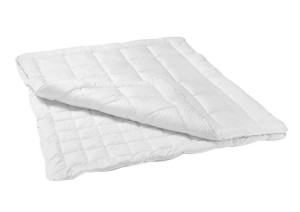 Kołdra antyalergiczna 155x200 Mikrofibra 4 pory roku 1120g + 400g biała AMZ