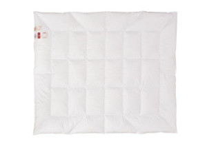 Kołdra puchowa 100% 200x220 Outlast całoroczna 1000g biała AMZ