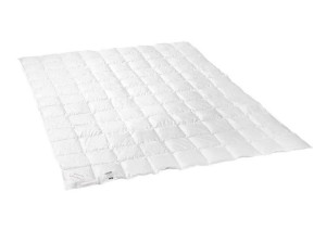 Kołdra puchowa 100% 135x200 Premium letnia 340g biała AMZ