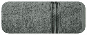 Ręcznik Lori 70x140 stalowy 450g/m2 Eurofirany
