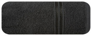 Ręcznik Lori 70x140 czarny 450g/m2 Eurofirany