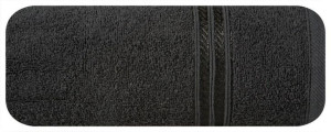 Ręcznik Lori 30x50 czarny 450g/m2 Eurofirany