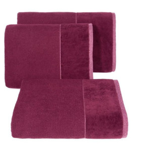 Ręcznik Lucy 70x140 amarantowy 500g/m2 Eurofirany