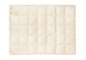 Kołdra puchowa 90% 180x200 Organic całoroczna 1200g kremowa AMZ