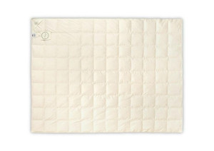 Kołdra puchowa 90% 155x200 Organic letnia 400g kremowa AMZ