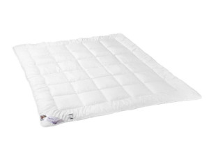 Kołdra antyalergiczna 200x220 Mikrofibra ciepła 2000g biała AMZ
