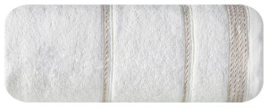 Ręcznik Mira 70x140 kremowy 02 frotte 500 g/m2 Eurofirany
