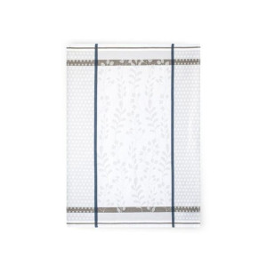 Ścierka do naczyń 50x70 Flora szara listki kropki 8581/1